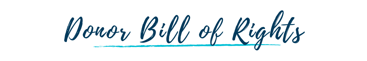 Donor Bill of Rights