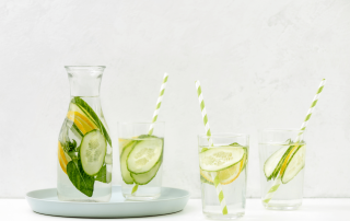 Refreshing spa water