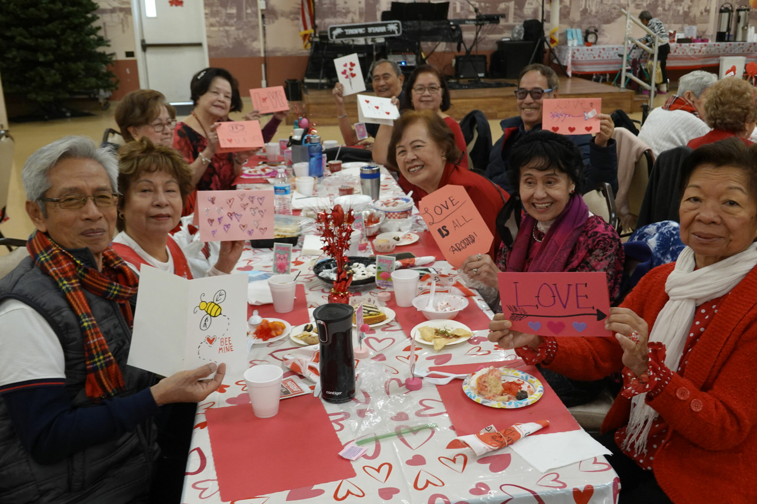Orange Senior Center Valentine’s Day Party