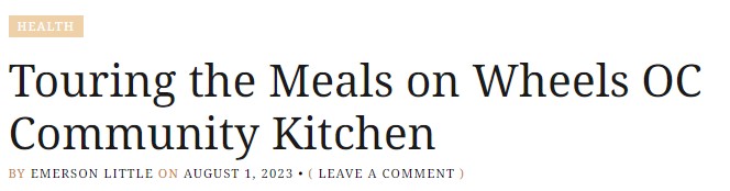 Fullerton Observer Header