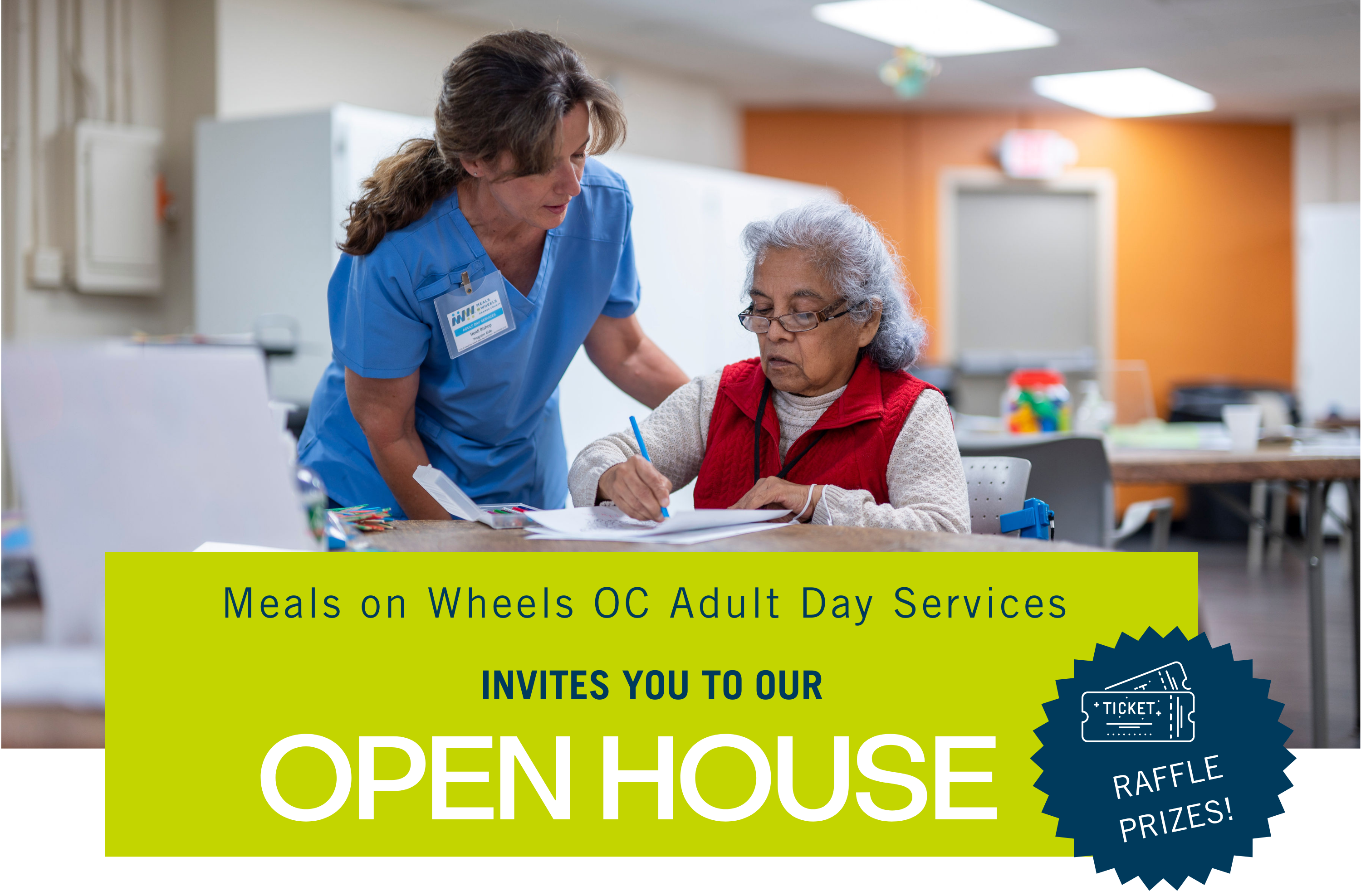 Meals on Wheels OC Adult Day Services Invites You To Our Open House!