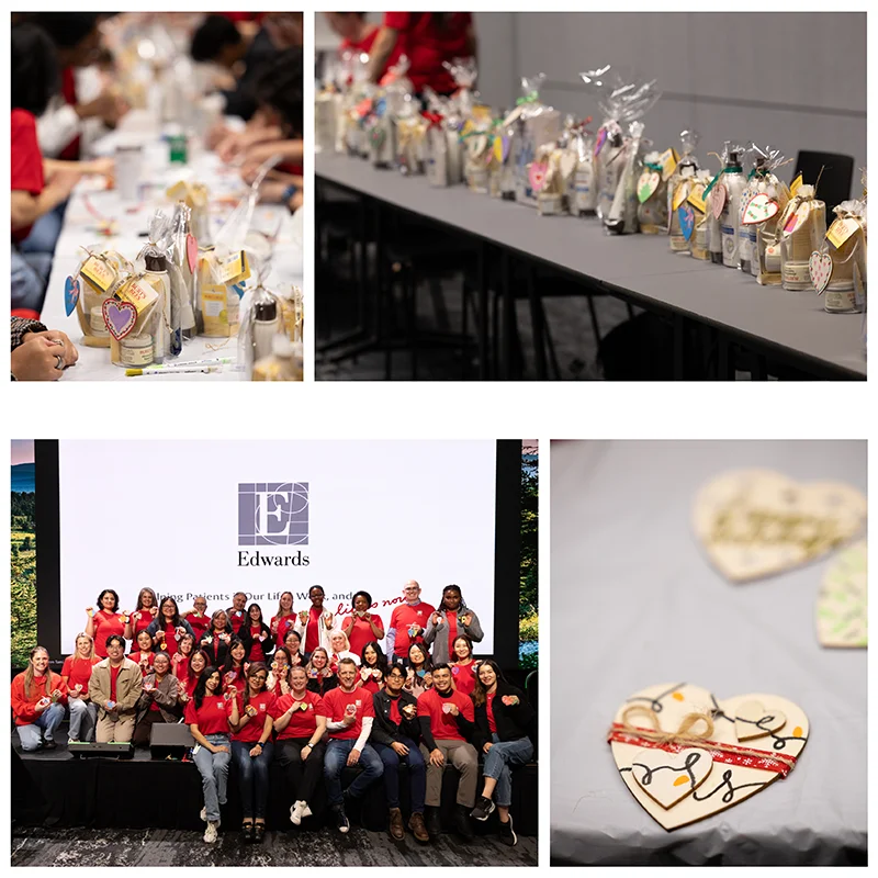 Holiday Gift Program Photo Collage